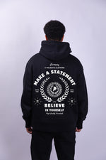 Majestic Oversize Hoodie - Make a Statement Black