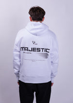 Majestic Oversize Hoodie - Vivid White